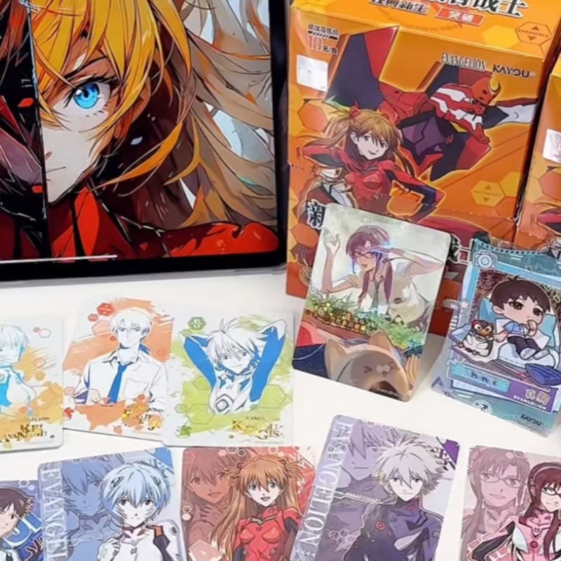 Evangelion Anime Merchandise - การ์ดสะสมของแท้จากซีรีส์ KAYOU Evangelion ใหม่ล่าสุด - ของขวัญสินค้าอนิเมะ