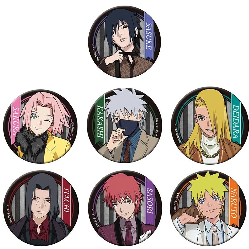 Anime Merchandise Ideas - ชุดเข็มกลัดอนิเมะนารูโตะ ซาสึเกะ อุซึมากิ นารูโตะ อุจิวะ ซาสึเกะ