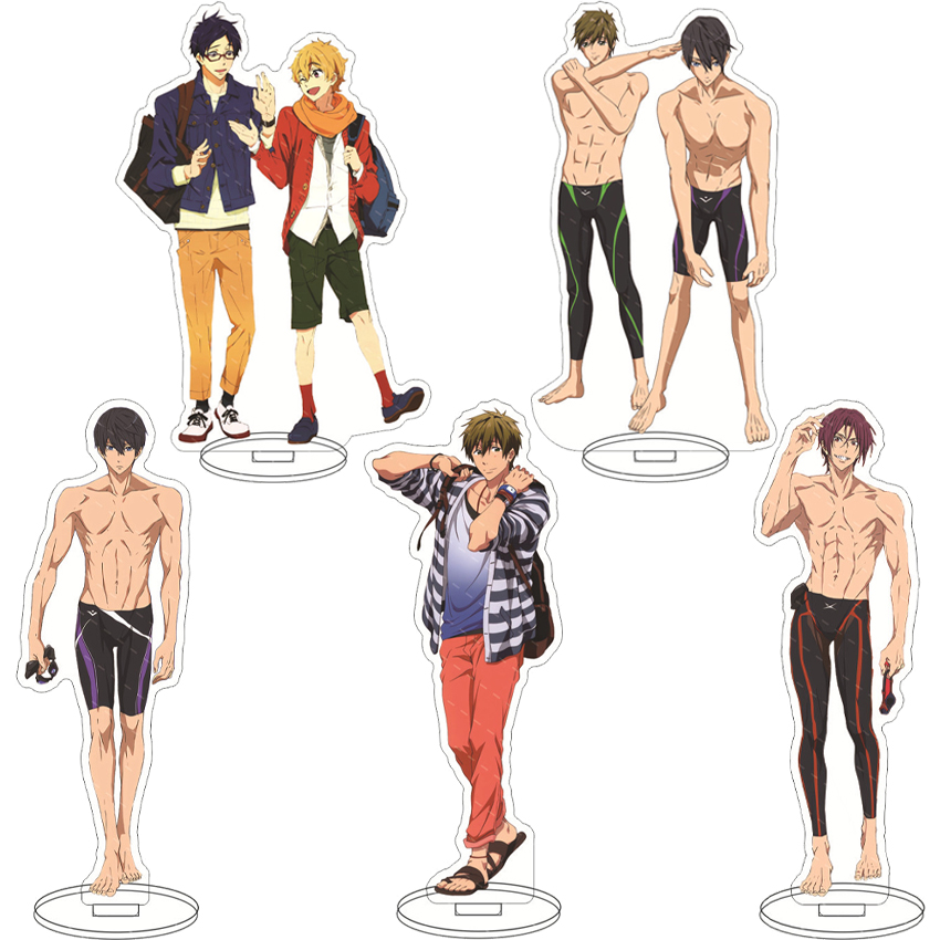 Anime Merch - ฟิกเกอร์อะคริลิกอนิเมะขนาด 16 ซม. แถมฟรี! นานาเสะ ฮารุกะ