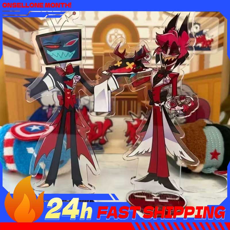 Anime Merch - ของสะสมอะคริลิค 2 ชิ้น ตัวละครอะลาสตอร์จากอนิเมะฮาซบิน แบบตั้งโชว์ ชุดทักซิโด้