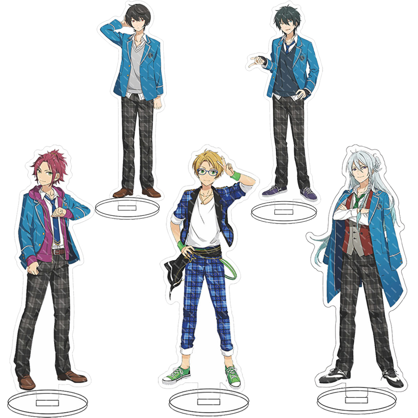 Anime Merch - แท่นอะคริลิกอนิเมะขนาด 16 ซม. Ensemble Stars! อาเคโฮชิ