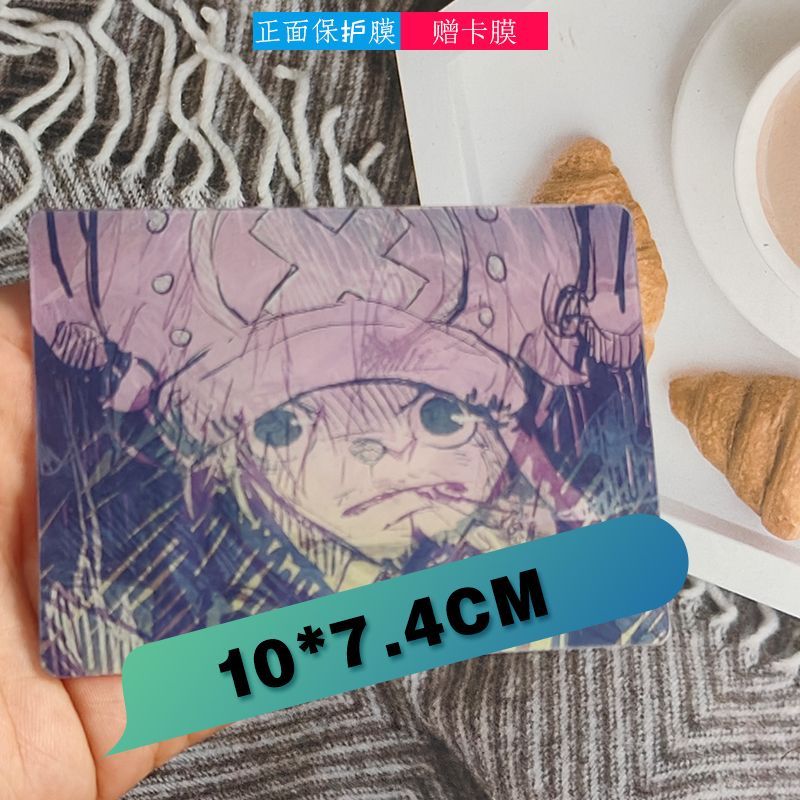 Original Anime Merchandise - การ์ดวันพีซลายลูฟี่ โซโล ช็อปเปอร์ ฟิกเกอร์อนิเมะ ของเล่นการ์ตูน ที่คั่นหนังสือ