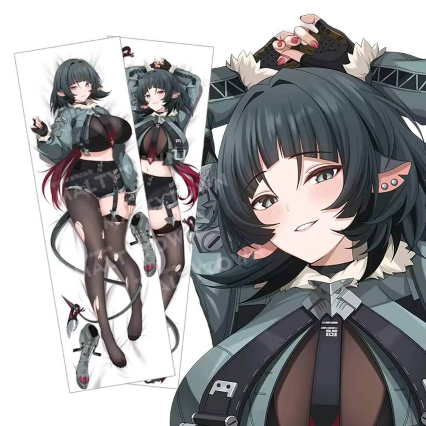 Body Pillow Cover - ปลอกหมอนข้างอนิเมะลาย Jane Zenless Zone Zero Hing