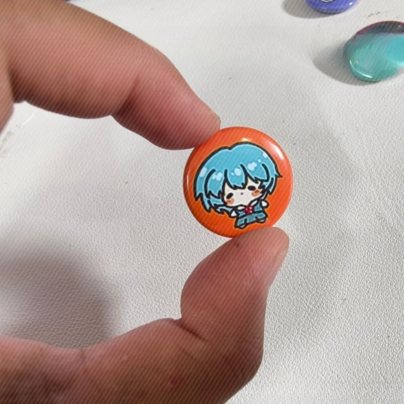 เข็มกลัดนีออนน่ารัก 5 ชิ้น ลาย - Evangelion Anime Merchandise บทวิจารณ์และราคา